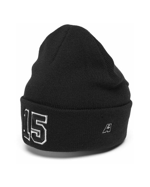 Atributika &amp; Club™ Шапка с номером 15 черная номерная шапка цифрами Один пять отворотом атрибутика и клуб
