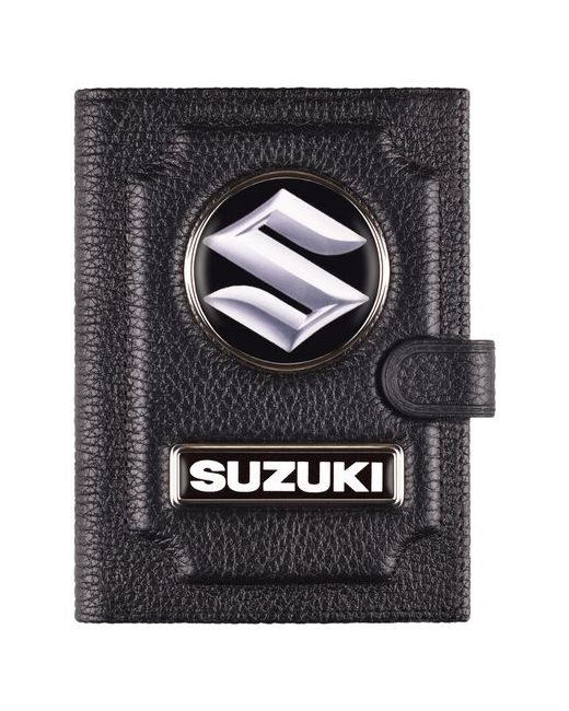 Auto Oblozhka Обложка для автодокументов с кошельком Сузуки Бумажник водителя Suzuki портмоне кошелек
