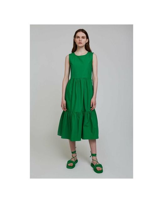 Incity Зеленое платье-миди