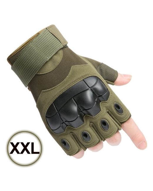 EcoTravel Перчатки тактические без пальцев велосипедные перчатки военные защитные/велоперчатки/мотоперчатки