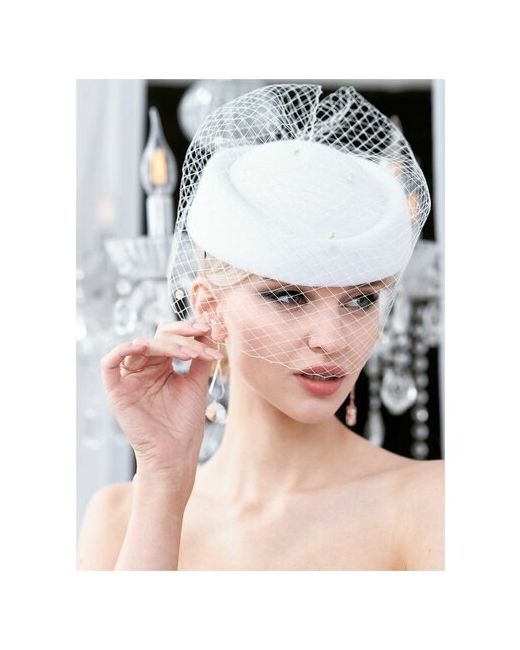 Diana Pavlovskaya Шляпка с вуалью вуалетка шляпка таблетка вечерняя ободок