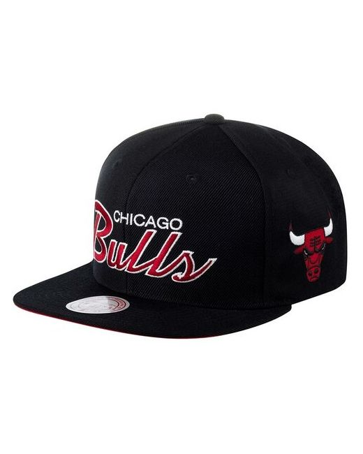 Mitchell Ness Бейсболка с прямым козырьком HHSS3280-CBUYYPPPBLCK Chicago Bulls NBA размер ONE