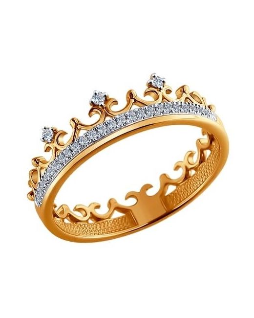 Sokolov Кольцо из золота с бриллиантами 1011448 17