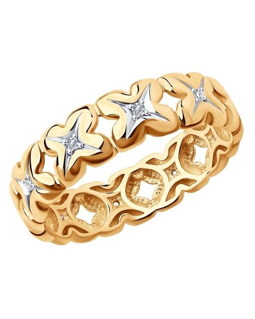 Sokolov Кольцо из золота с бриллиантами 1012116 18