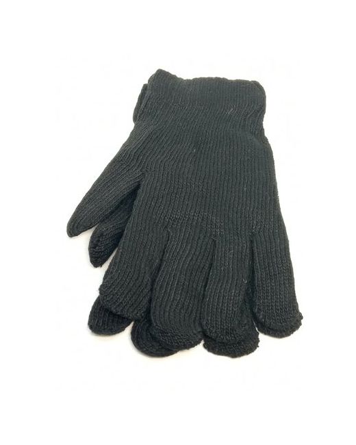 Lucina Утепленные зимние перчатки вязанные черные