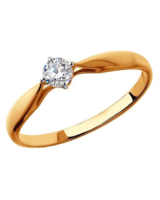 Sokolov Помолвочное кольцо из золота с бриллиантом 1011500