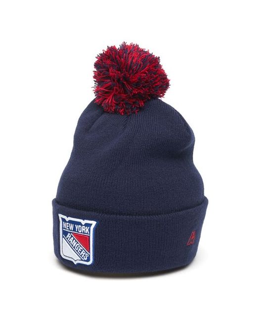 Atributika &amp; Club™ Шапка с помпоном NHL New York Rangers шапка НХЛ Нью-Йорк Рейнджерс Атрибутика и клуб зимняя