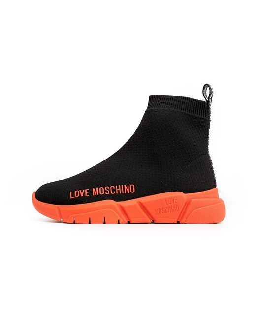 Love Moschino Ботинок чулок с неоновой подошвой и логотипом RU 38.5 EU 39