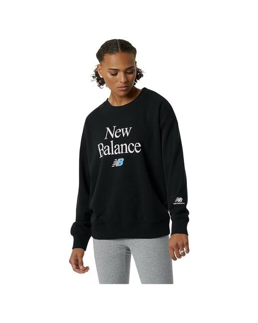 New Balance Свитшот NB Essentials Celebrate Fleece Crew Женщины WT21508-BK L