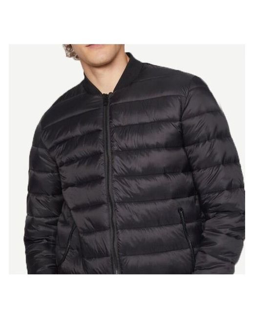 Los Angeles Apparel Куртка без капюшона балонная черная 54 размер