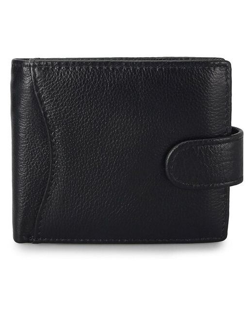 LeKiKO Мужское портмоне из натуральной кожи 5505 Black