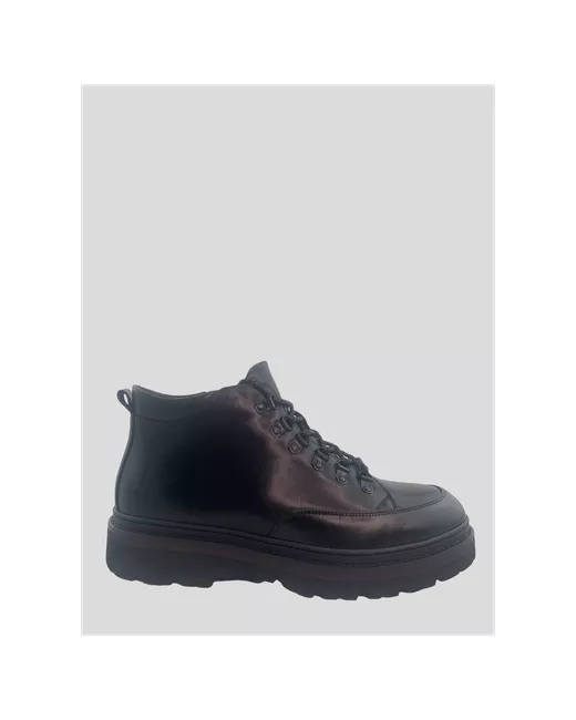Romitan Зимние ботинки из натуральной кожи с экомехом на толстой подошве 4911