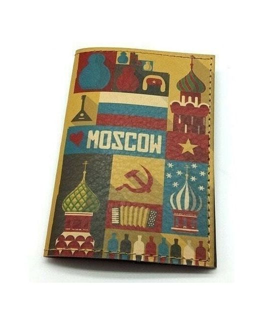 TyggiD Кожаная обложка на паспорт. Moscow