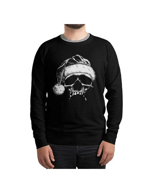 Dream Shirts Свитшот с принтом Dead Moroz Толстовка Черная Размер 48