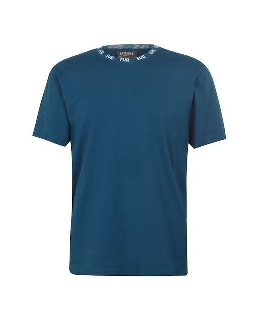 Everlast Футболка Neck Logo T Shirt blue M