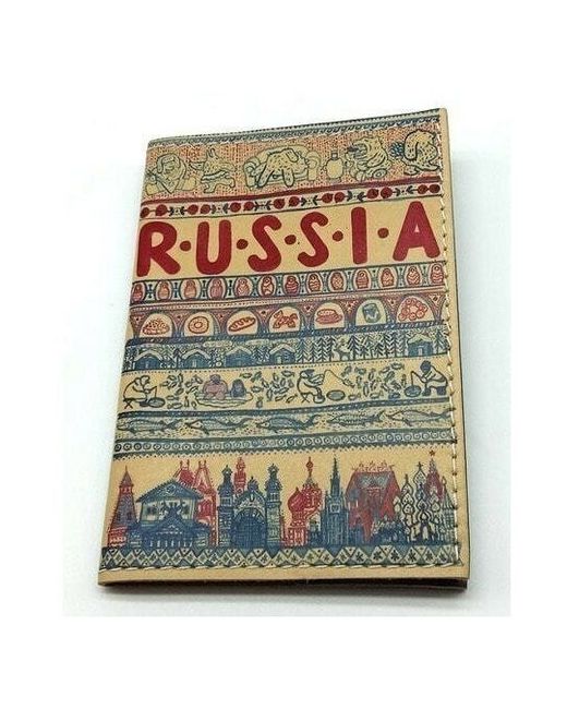 TyggiD Кожаная обложка на паспорт. Russia