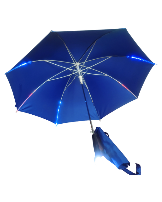Umbrella Change Зонт светящийся LED RGB разноцветный светодиодный купол с ярким фонариком на ручке