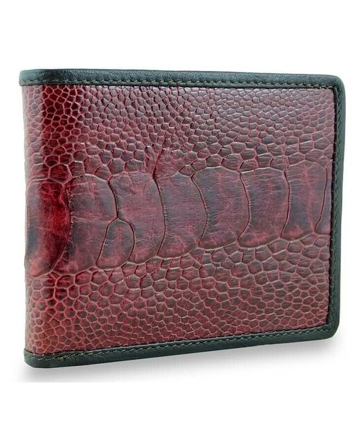 Exotic Leather Небольшой кошелек из натуральной кожи с лап страуса