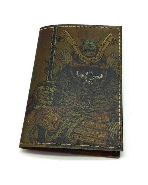 TyggiD Кожаная обложка на паспорт. Самурай