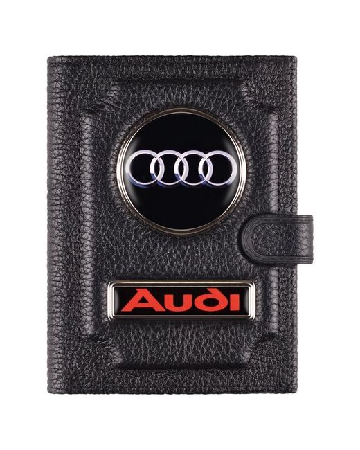 Auto Oblozhka Обложка для автодокументов с кошельком Audi Бумажник водителя портмоне Ауди