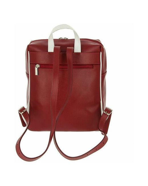 Versado кожаный рюкзак VD177 red/white