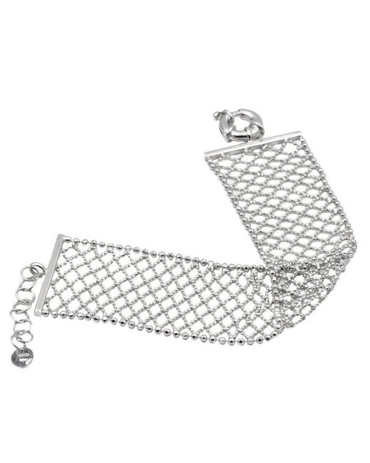 SI - Stile Italiano Браслет Sondrio с диамантовой обработкой из серебра 925 покрытием белым родием