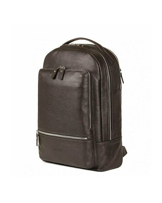 Brialdi Городской рюкзак из кожи Pathfinder relief brown кожаный стильный ранец для ноутбука 14 дюймов или документов A4