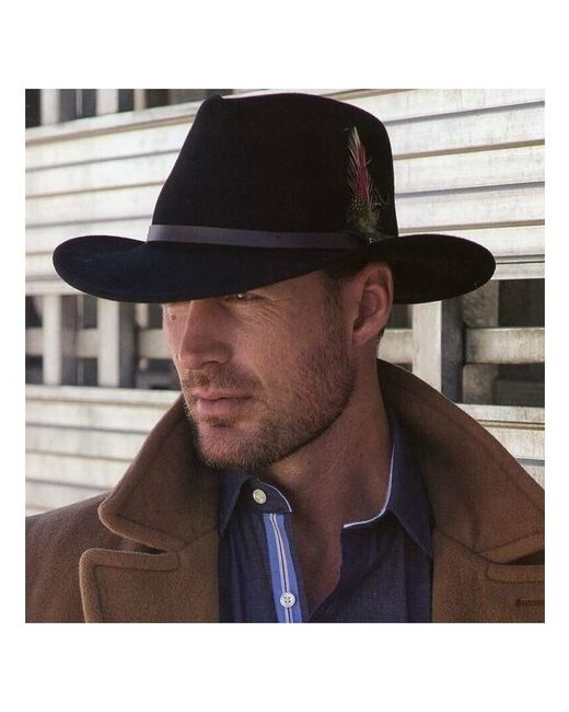 Hathat Черная шляпа Western Outback Hat