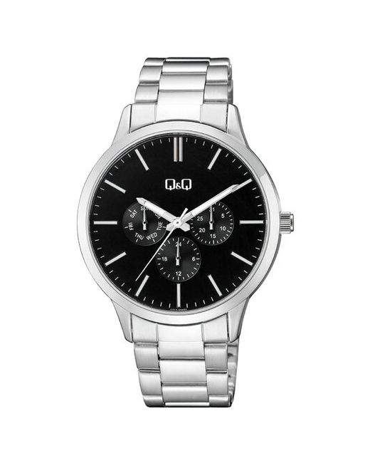 Q&Q A01A-003 кварцевые наручные часы со стрелочным календарем и 24-часовым форматом времени