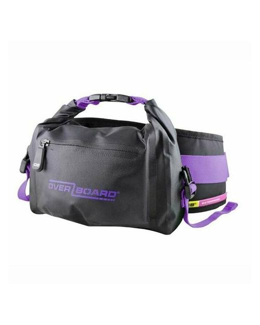 OverBoard Герметичная поясная сумка Black Purple 2 литра