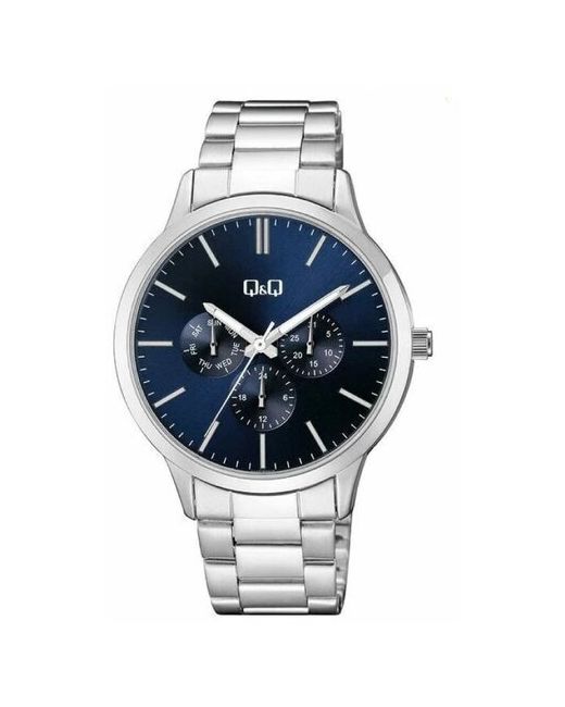 Q&Q A01A-002 кварцевые наручные часы со стрелочным календарем и 24-часовым форматом времени