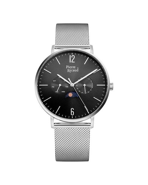 Pierre Ricaud P60024.5156QF часы со стрелочным календарем и индикатором лунных фаз