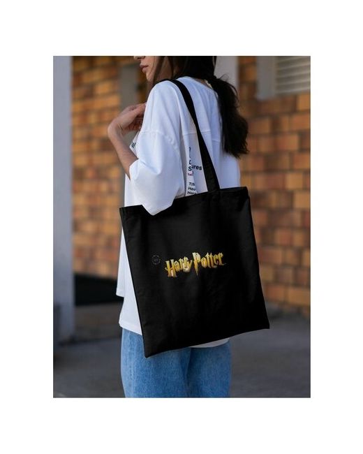 Print Must Go On сумка шоппер с принтом Гарри Поттер