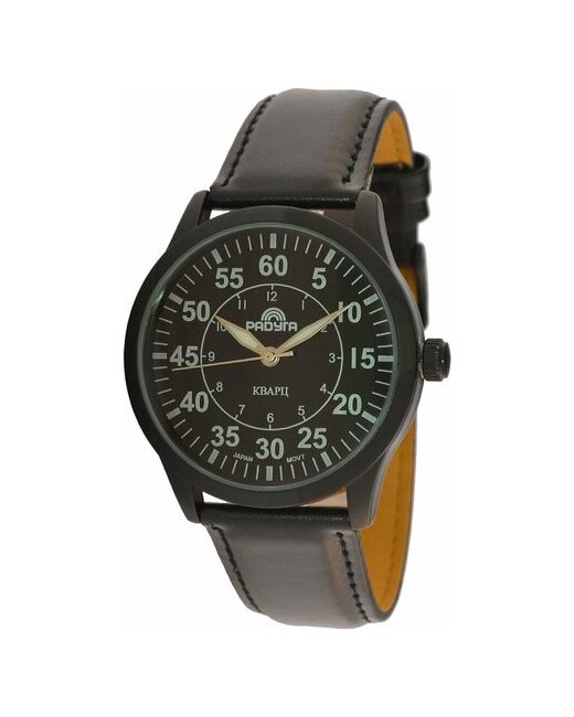 Радуга Часы наручные 620-1. Классические кварцевые часы на кожаном ремешке.