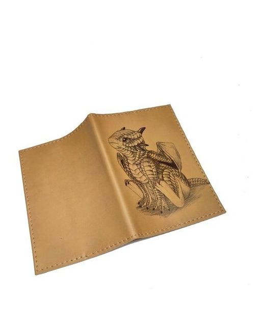 TyggiD Кожаная обложка на паспорт. Дракончик