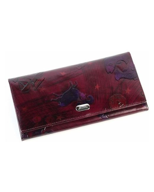 Sergio Valentini Большой пурпурный кожаный кошелек СВ 1285/1-071