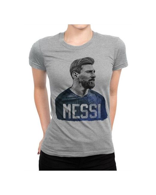 Dream Shirts Футболка с принтом Лионель Месси Футболист M