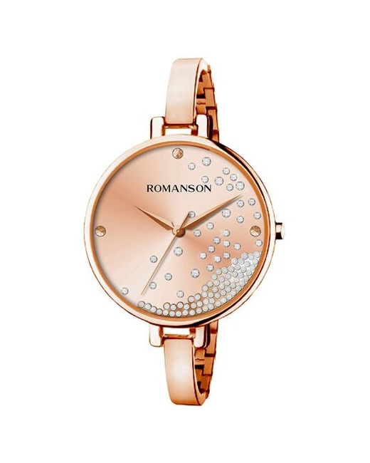 Romanson RM 9A07L LRRG кварцевые наручные часы с кристаллами