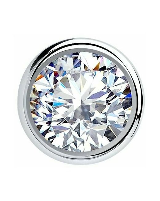 Diamant-Оnline Серебряная подвеска 94031378 с фианитом