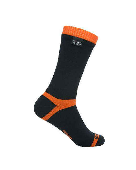 DexShell Водонепроницаемые носки Hytherm Pro DS634L с шерстью черно оранжевый размер обуви 43-46