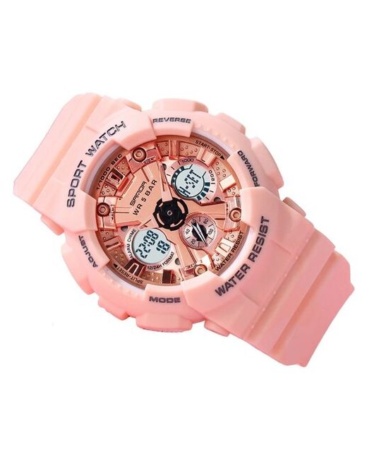 M.A.W спортивные часы G водонепроницаемые противоударные розовые/