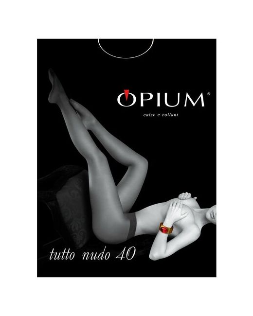 Opium капроновые колготки без шортиков Tutto Nudo 40 den однородные по всей длине размер 3