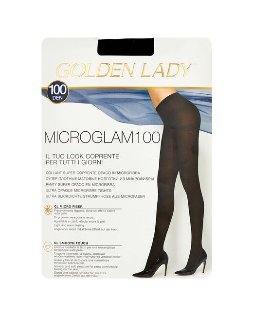 GoldenLady Колготки Micro Glam 100 Nero 2