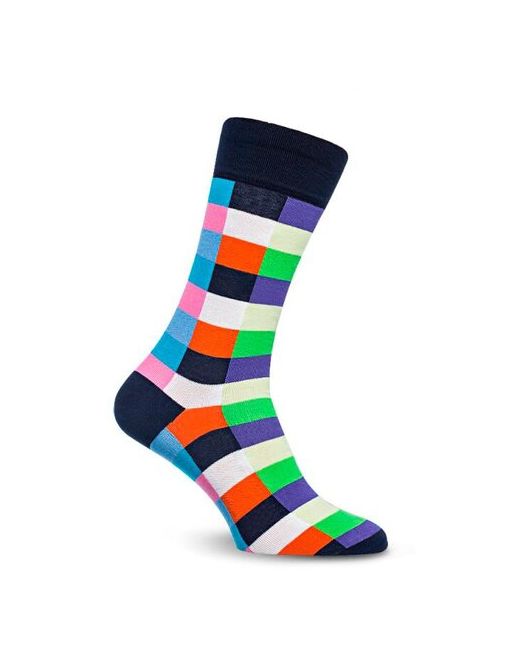 Lorenzline носки Е22 в разноцветную клетку 80 хлопок 27 размер обуви 41-42