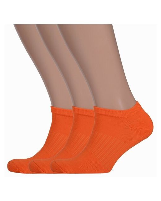 Palama Комплект из 3 пар мужских носков с махровым мыском и пяткой Comfort оранжевые размер 27 42-43