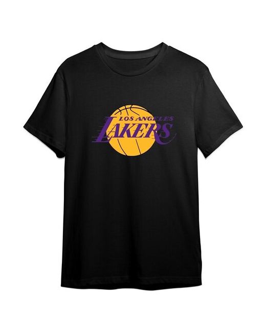 Сувенир Shop Футболка СувенирShop Баскетбол/NBA/LA Lakers Черная 2XL