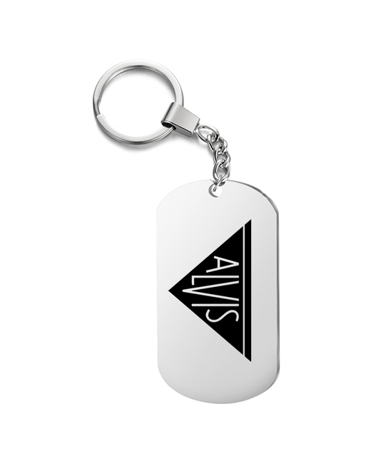 irevive Брелок для ключей alvis односторонний с гравировкой подарочный жетон на сумку ключи в подарок