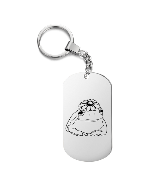 irevive Брелок для ключей жаба с гравировкой подарочный жетон на сумку ключи в подарок