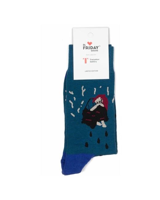 St. Friday Дизайнерские носки с рисунками St.Friday Socks Алёнушка Третьяковская галерея 38-41