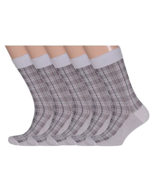 Lorenzline Комплект из 5 пар мужских носков размер 25